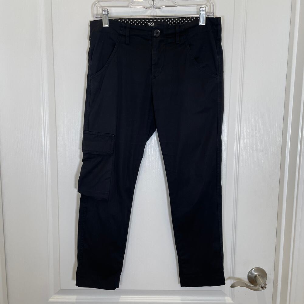 Y-3 Yohji Yamamoto X Adidas Women's‎ Cargo Pants Black Tapered S